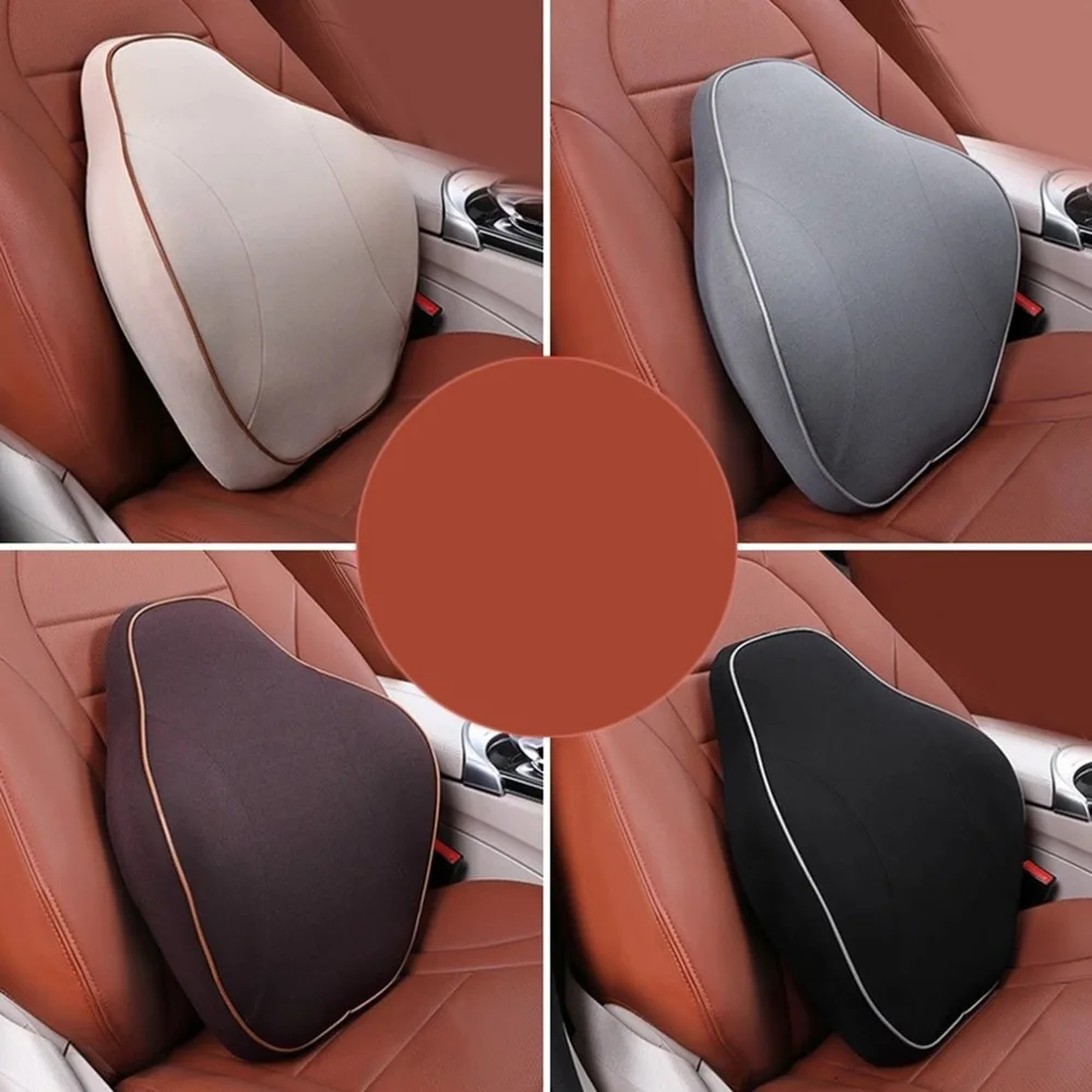 Memory Foam воздухопроницаемая медицинская поясничная Подушка поддержка для талии Путешествия Автомобильное Сиденье поясная подушка аксессуары для салона автомобиля