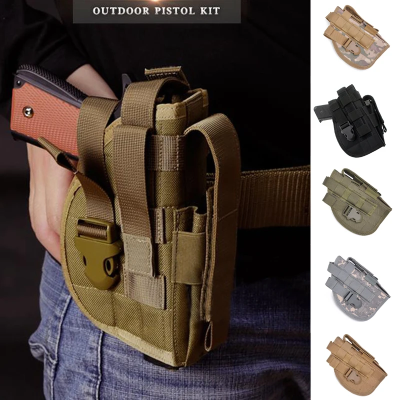 

Tactical Gun Holster Concealed Pistol Carry Universal Handgun Pouch for Glock Beretta Usp Colt 1911