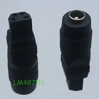 

DHL/EMS 100 pcs Adapter 4Pin male to 5.5x2.1mm female DC power Converter for TOS+ Laptop -d2