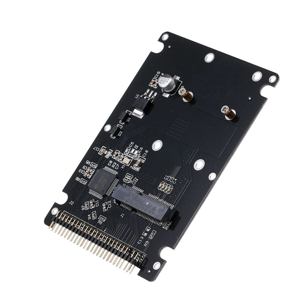 2 5 &quot44PIN PATA/IDE mSATA SSD HDD в PATA конвертер адаптер Корпус|Компьютерные кабели и разъемы|