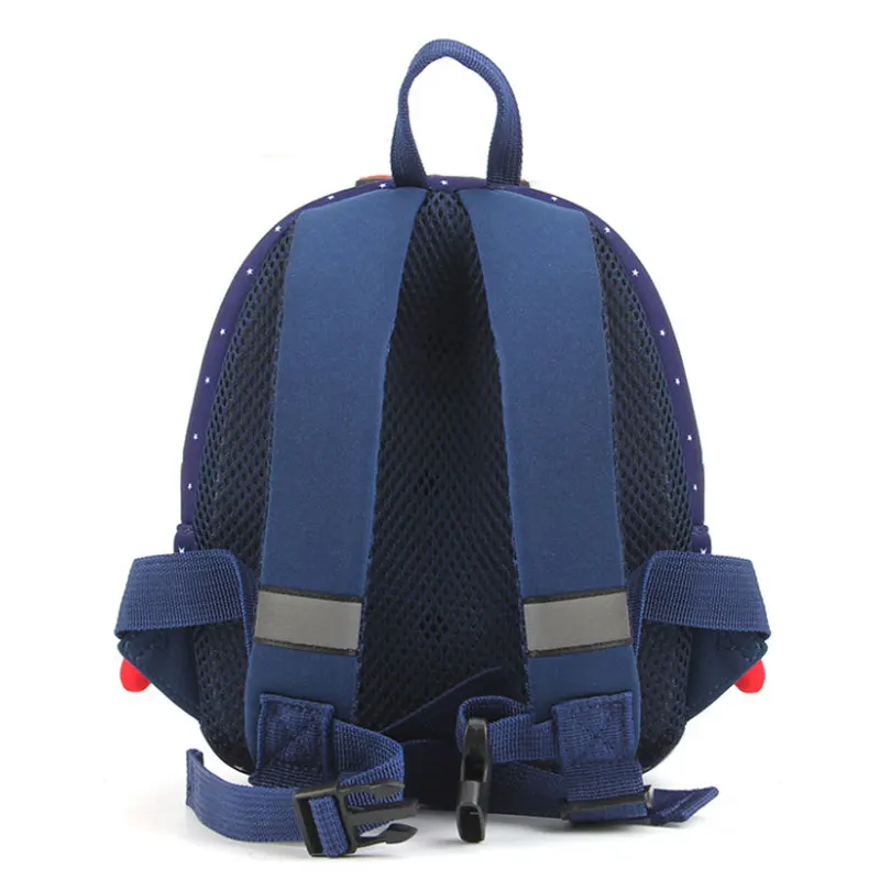 Анти потеря 3D мультфильм ракета Детский рюкзак для малышей дети Bookbag детский сад
