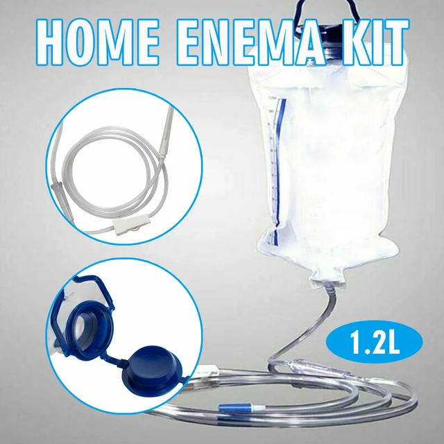 Enema Bag Kit, 2L PVC Material Enema Pouch Douche Set For Travel For Colon  Cleansing 