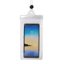 Универсальная Герметичная сумка для телефона трехслойная Водонепроницаемая подводная сенсорная камера с двойным экраном с ремешком на шнурке