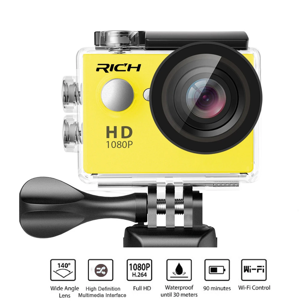 

HD 1080P Action camera DV Sport 2.0 LCD 170D lens waterproof pro Hero Style camera Accessories Outdoor Action