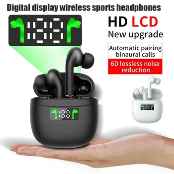 

Wireless Headset Bluetooth 5.2 True Wireless Earplug LED Battery Display TWS Stereo Bluetooth Earphone Fitness Running Sports