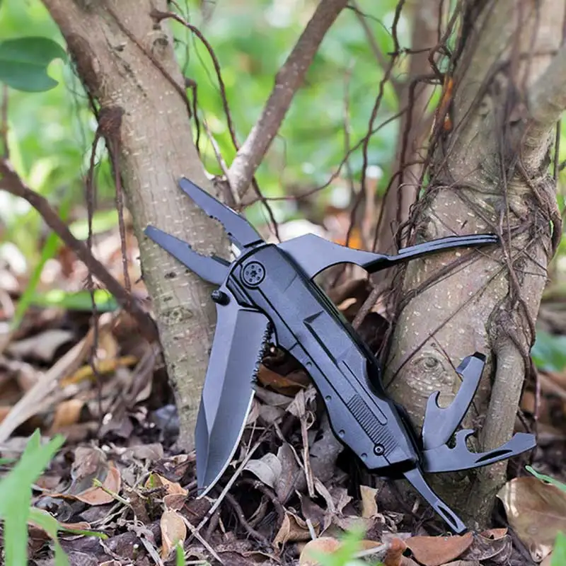 Augusttools, новинка, многофункциональные складные плоскогубцы, F87A-5H, отвертка, биты, нож, многофункциональные инструменты, плоскогубцы для кемпинга, инструменты для выживания на открытом воздухе