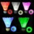 1 ШТ Световой Волан LED Dark Night Glow Goose Спорт на Открытом Воздухе Перо Обучение Бадминтон Мяч