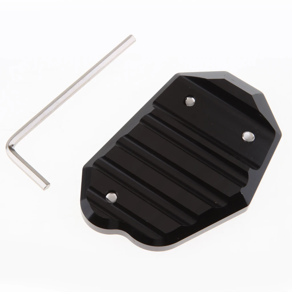 Motorcycle CNC Side Stand Kickstand Enlarge Plate Pad For Kawasaki Z1000