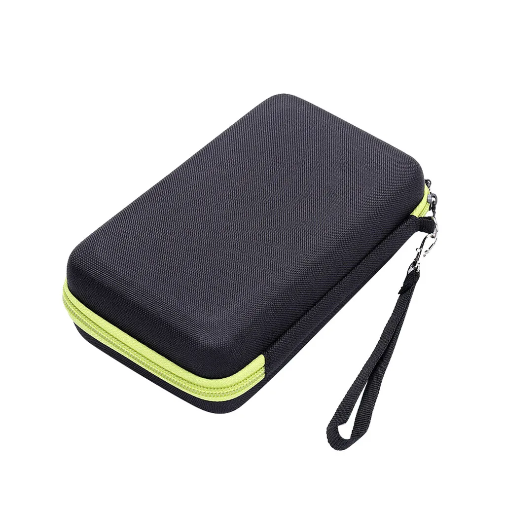 Portable Storage Shaver Hard Travel Box Portable Cover Case Bag Hard Case Trimmer Shaver Accessories Storage Box d2 - Цвет: Зеленый