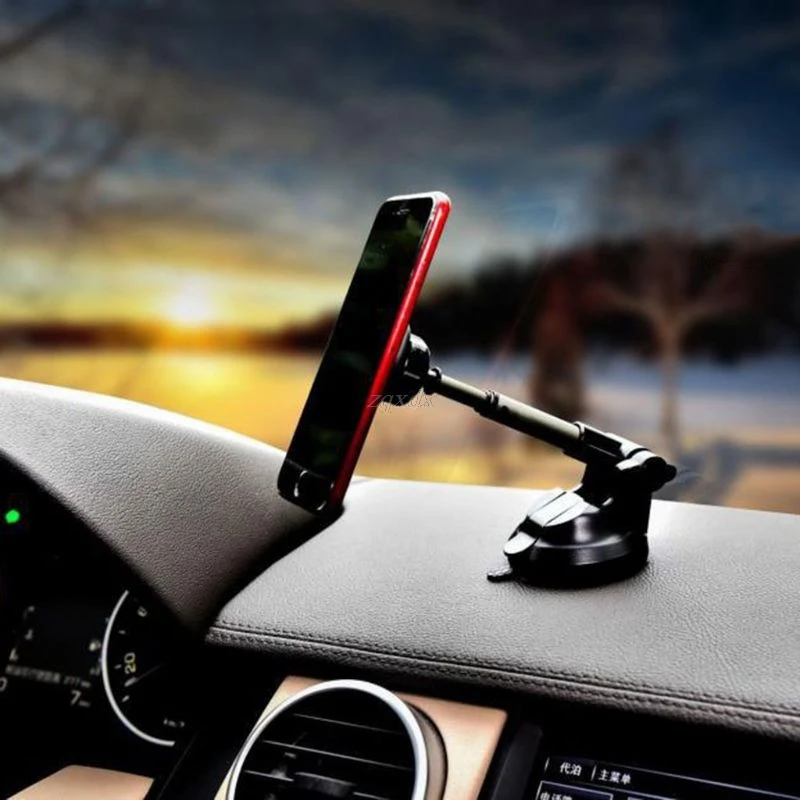  Universal Magnetic Auto Montieren Handy Ständer Halter Für iPhone 7/6/Samsung Solide Serie Teleskop