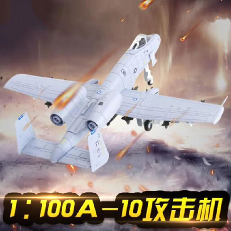 Модель истребителя A10, модель 1/100 года, американский военный самолет, игрушечный самолет, подарки для взрослых и детей, демонстрационная коллекция