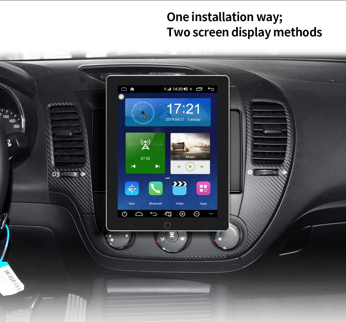 Радуясь Вращающийся 1 din 4G ram автомобильный радио головное устройство для Kia CERATO K3 FORTE 2012- gps навигация Carplay/Android авто камера