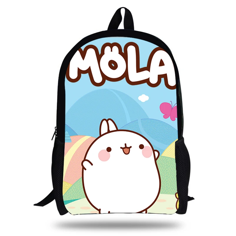 

Cartoon Molang And Piupiu Printing Backpacks For Girls Large Capacity Bag Pack for Student Mochila School Backpack Kids Rucksack