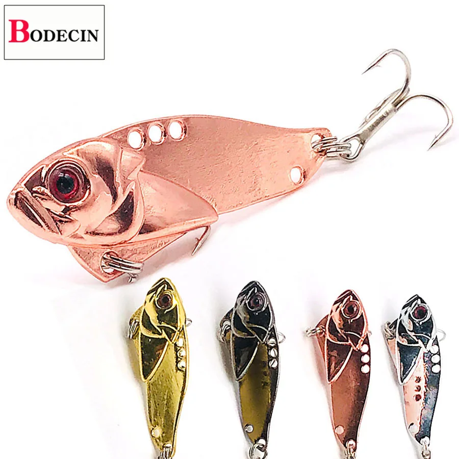 Зимние металлические воблеры Vib Rattlin для жесткой яркой рыболовной приманки 1 шт.