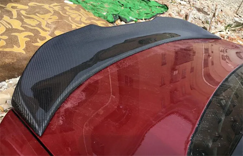 Для багажника спойлер крыло mondeo 2013- задняя губа задний карбоновый спойлер высококачественные цветные углеродного волокна хвост Ford mondeo