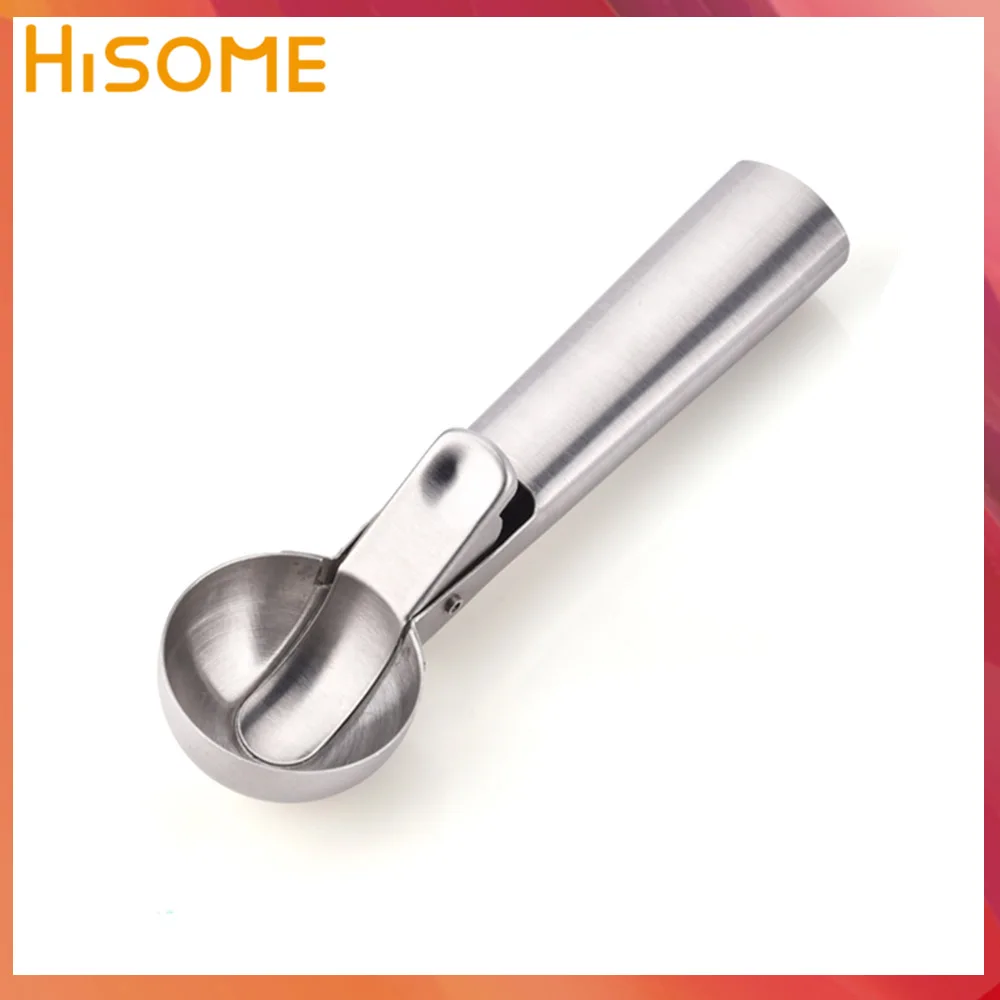 Stainless Steel Icecream Scoop Multi Use Easy Trigger Small Ice