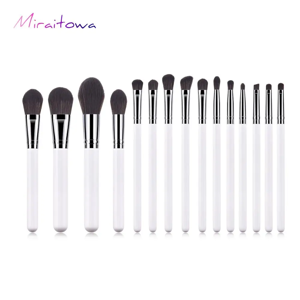 15 Pcs Makeup Brushes Set Cosmetics Foundation Blending Blush Makeup Tool Powder Eyeshadow Cosmetic Set Facial Makeup Brushes