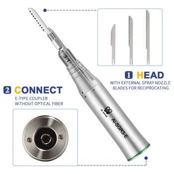 

Stainless steel dental 1.8mm reciprocating bone cutting dismantlable micro saw tooth surgical handpiece