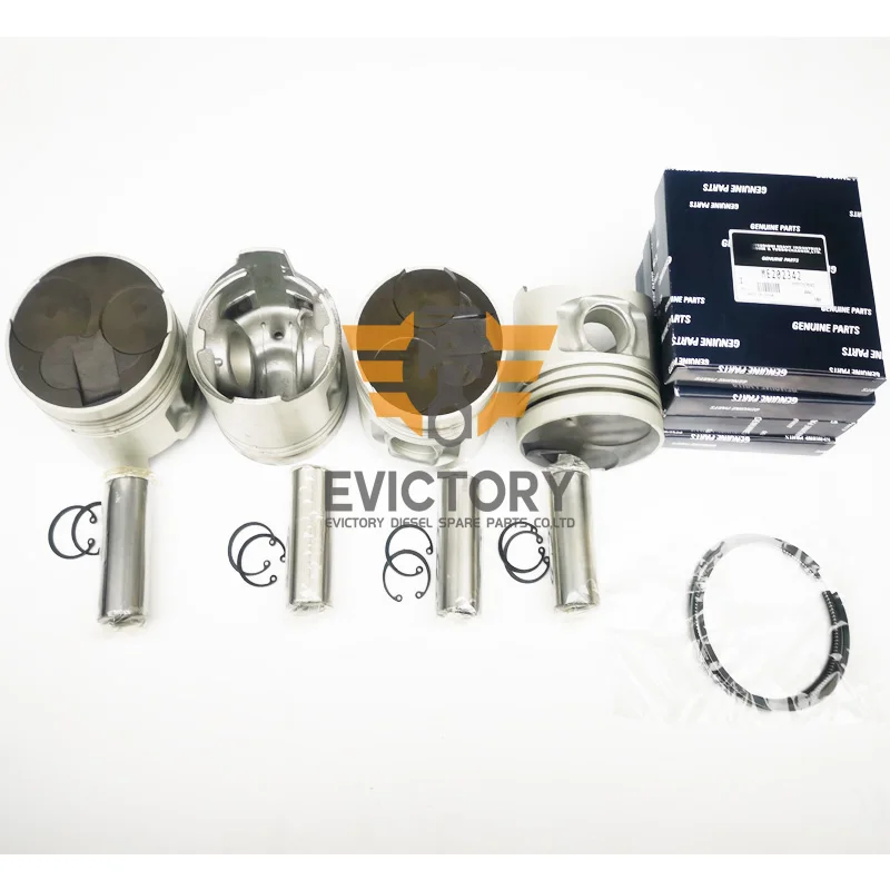 

Для MITSUBISHI 4M40T 4M40-T комплект для восстановления капитального ремонта водяной насос масляный насос прокладка поршневое кольцо