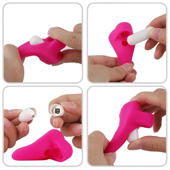 Vagina Touch Finger Vibrator For Women Clitoris G Spot Stimulator Vibrator Sex Toys for Couple Female Masturbator Adults Toys 5