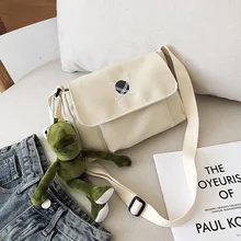 Сумка женская лето стиль кукла висячие украшения Женская сумка Повседневная маленькая холщевая сумка на плечо квадратный Слинг Сумка