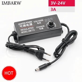 

Adjustable 3V 4V 5V 6V 7V 8V 9V 10V 12V 13.5V 14V 15V 16V 18V 19V 20V 21V 24V 2A 3A 5A Power Adapter Supply Display Screen