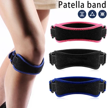 

Soft Brace Knee Protector Breathable Shockproof Patella Tendon Strap Guard Support Pad for Sports M2
