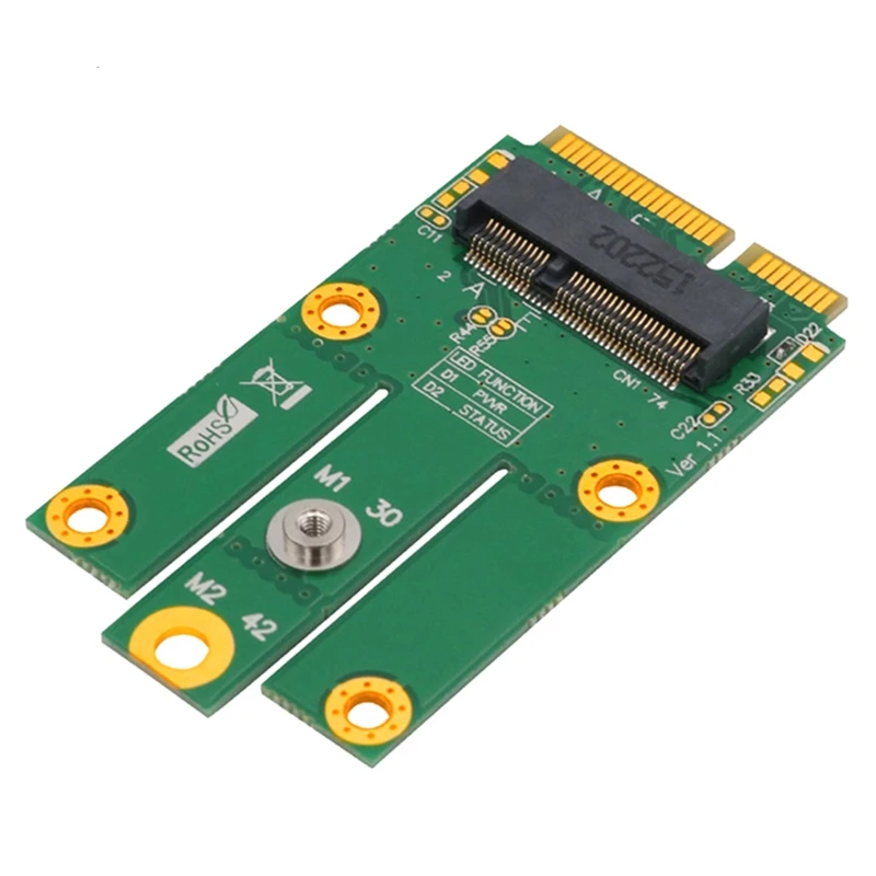 M.2 NGFF (ключ E) к Mini PCI-E (Wifi + Bluetooth) Поддержка MINI карта адаптера Бесплатный драйвер |
