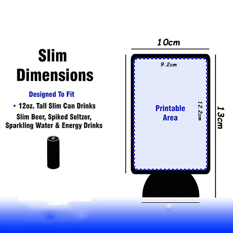 Beer Cooler 6PCS Slim Can Cooler for Coke beverage bottle beer energy drink