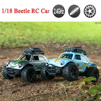 

1:18 2.4GHz Remote Control Beetle RC Crawler Car Off-Road Vehicle Toys MN-52K