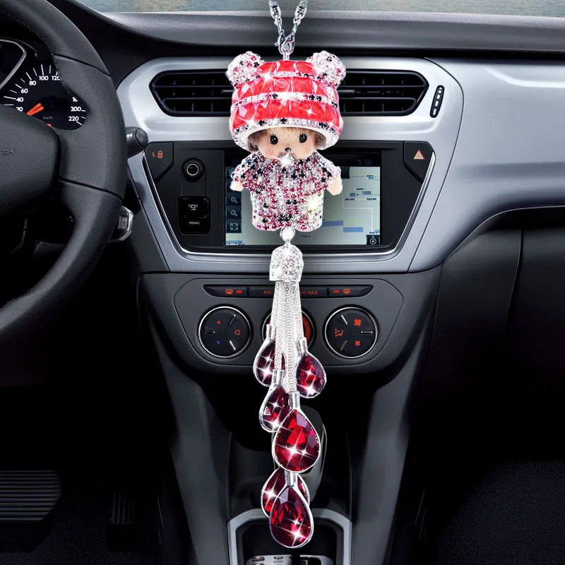 Ручная stitchedCar интерьера подвеска брелок для автомобиля для Honda CR-Z CRZ 2011 2012 2013 - Название цвета: C
