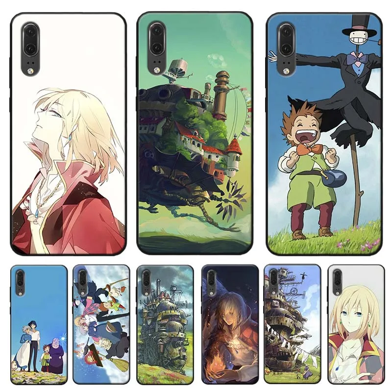 Чехол Howls Moving Castle для huawei honor 20 lite 8x 9x pro 10 v30 Прозрачный мягкий силиконовый чехол