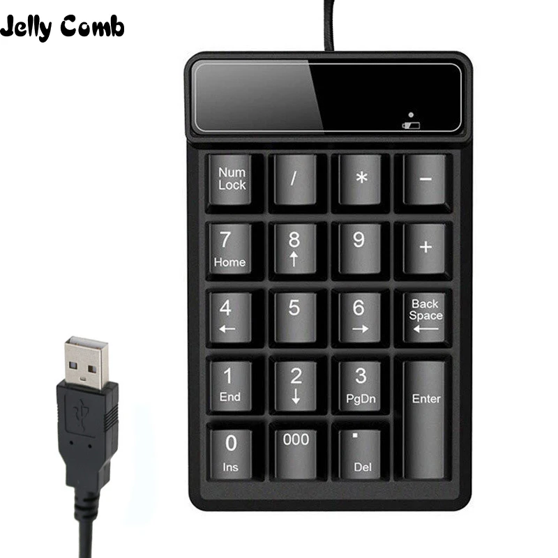 Mini USB Numeric Keyboard with 19 Keys 