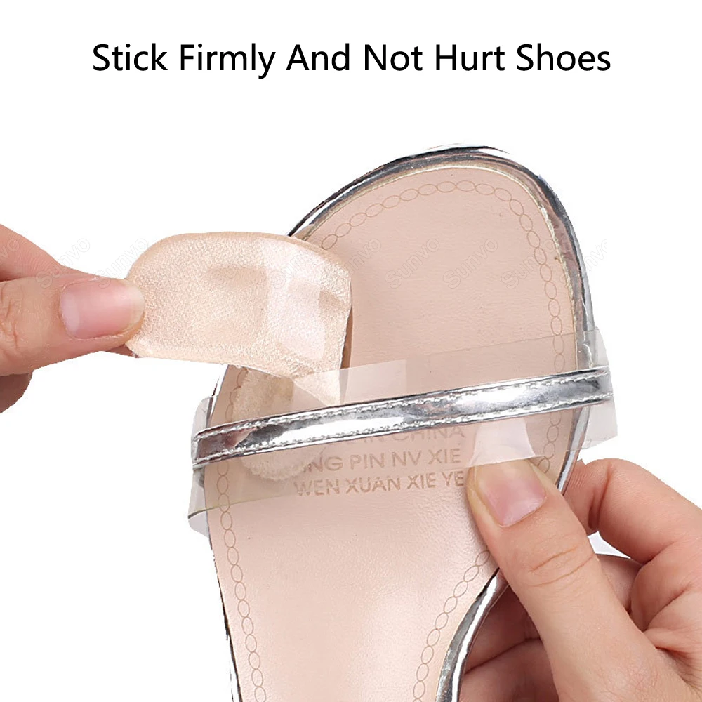Silicone Pads Women's Shoes Non-slip Inserts Self-adhesive Forefoot Heel Gel Insoles Heels Sandals Anti-Slip Foot Pad