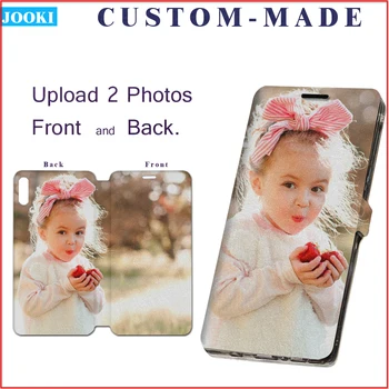 

personalized Wallet Luxury Flip Leather pouch For Huawei Y6 Y7 Y9 Y3 Y5 II Prime Pro 2019 2018 case 2017 2016 phone cover bags