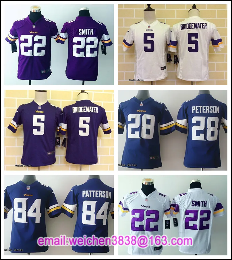 Лидер продаж, одежда Миннесоты для детей, для подростков, для мальчиков и девочек, Тедди, бридьюотер, Стефон диггз, Харрисон, Смит, Адриан Питерсон, Энтони Барр, BH-8, Джерси