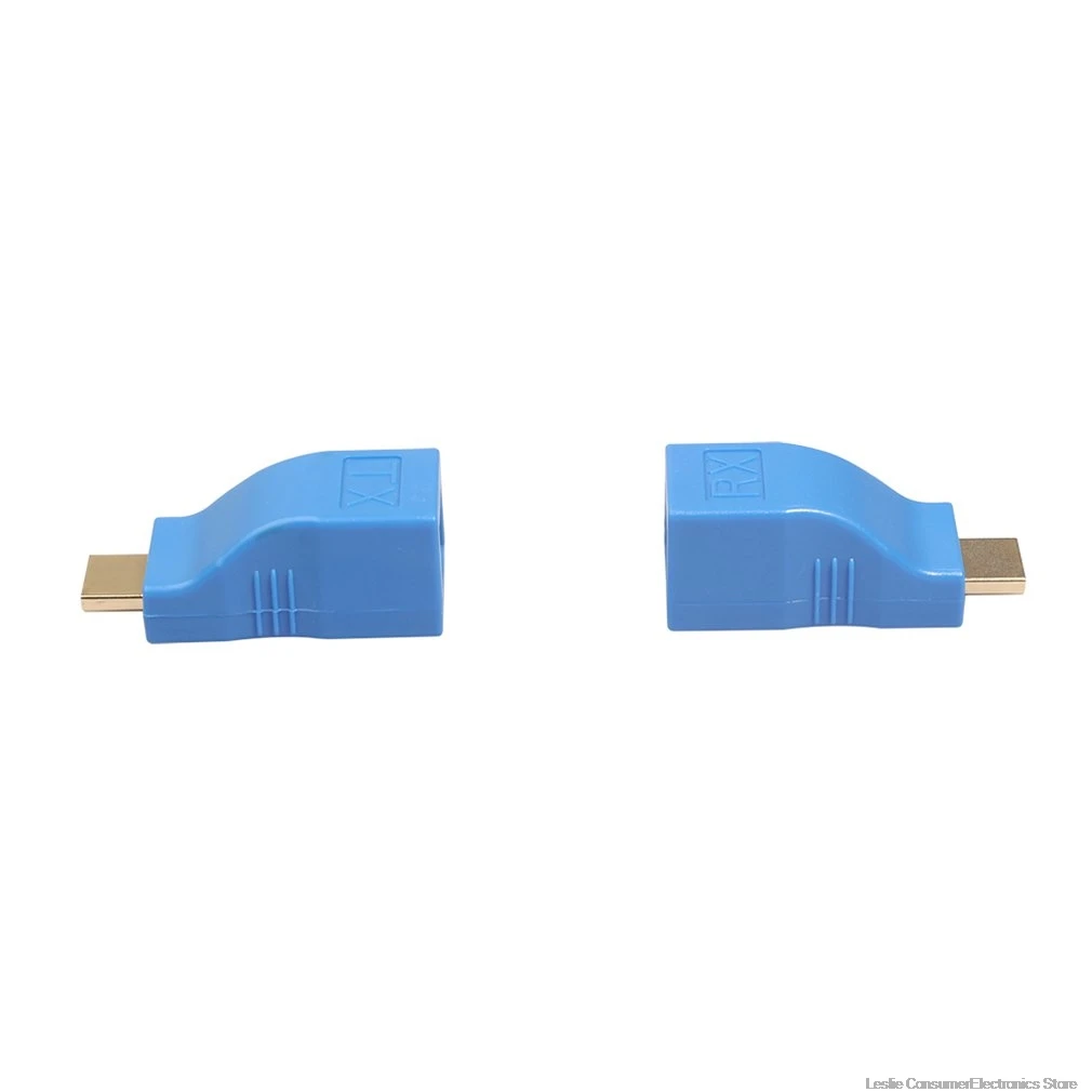 HDMI удлинитель для RJ45 LAN Сетевой удлинитель передатчик приемник TX RX Cat5e CAT6 Ethernet кабель V1.4 30m 4K HD tv 1080P