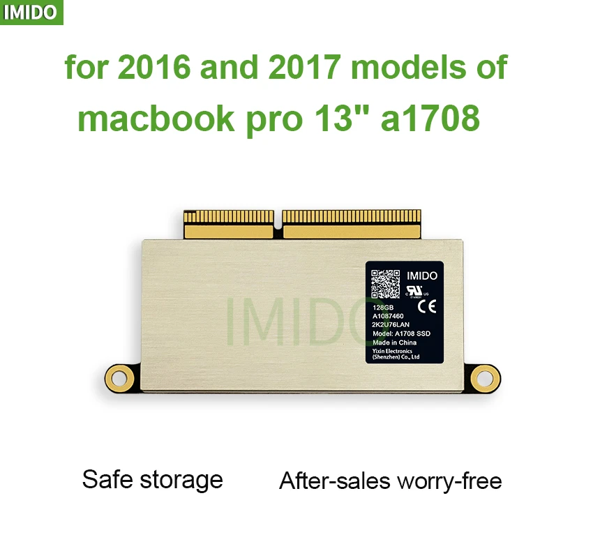 Substitution New A1708 SSD 128g 512GB 256GB 1TB for Macbook Pro Retina 13.3" 2016 Late Year 1708 Solid State Disk PCI-E EMC 2978 1tb ssd internal hard drive for desktop