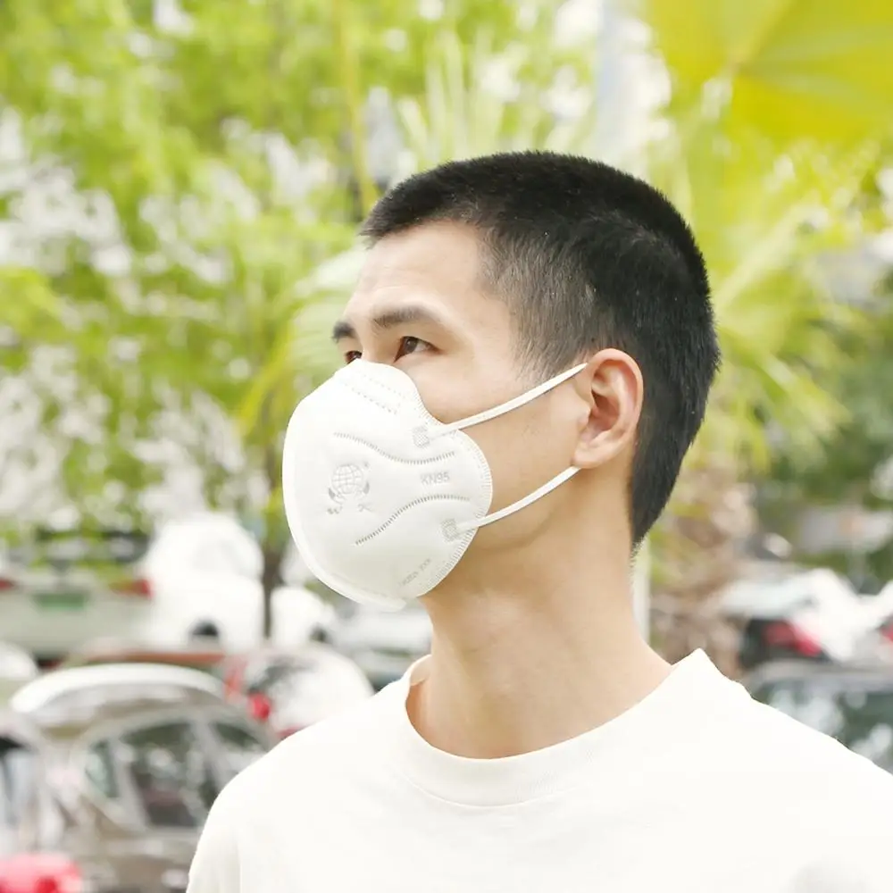

50pcs KN95 Masks Protective Fold Face Mask Anti-dust Bacterial Proof Filter Cover for Dust Particulate Pollution Safe 95% Filtra