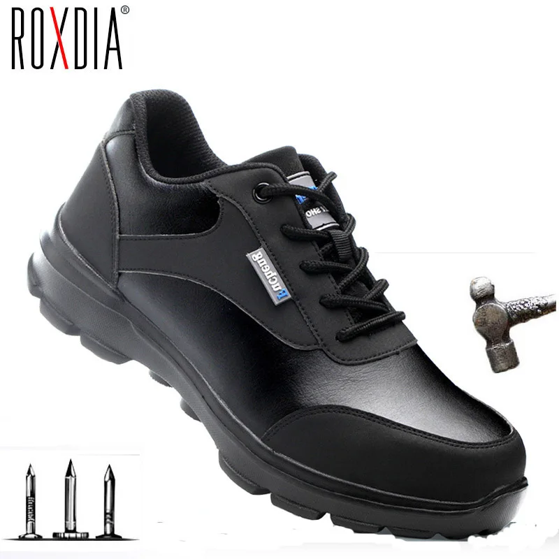 

Drop shipping women work sneakers ultralight men safety shoes for outdoor steel toe cap protect industry plus size 36-46 RXM327