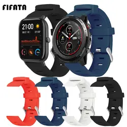 FIFATA Замена Quick Release силиконовый ремешок для Xiaomi Huami Amazfit Smartwatch для Шестерни S3/Amazfit молодежи bip/темп/Stratos 2