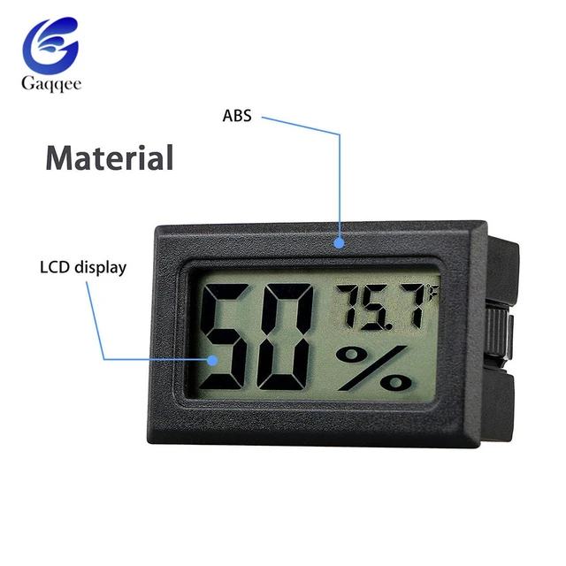 Mini Digital LCD Thermometer Humidity Meter Room Temperature Indoor  Hygrometer