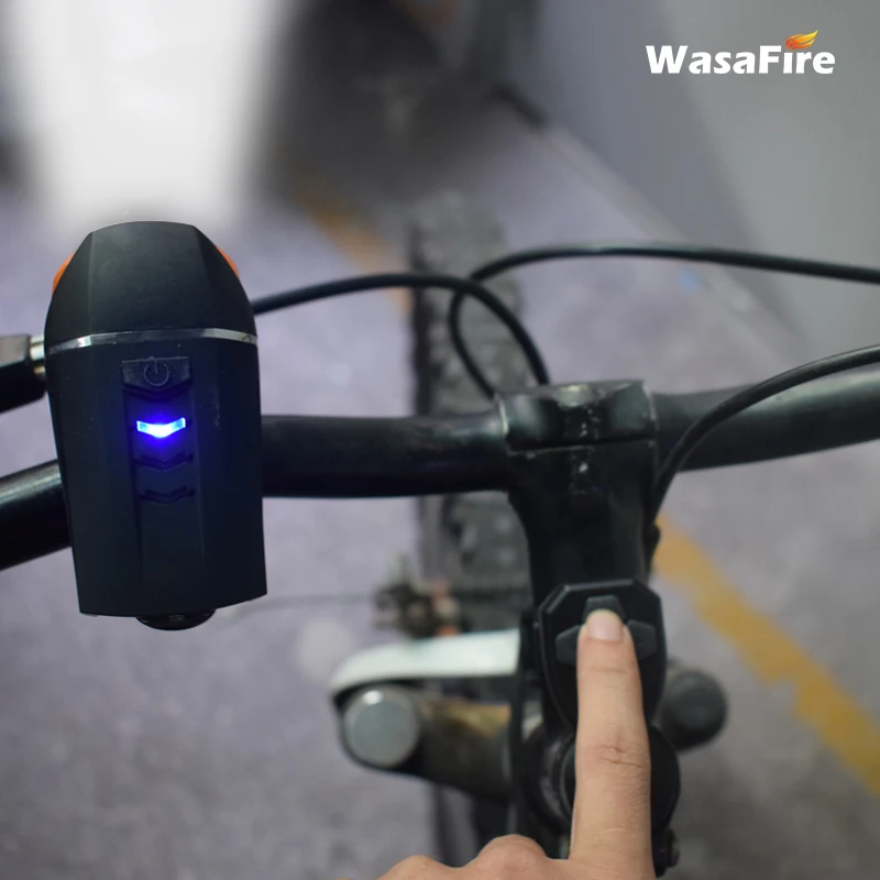WasaFire умный велосипедный передний светильник USB Перезаряжаемый светодиодный светильник Аксессуары для велосипеда luces bicicleta велосипедный головной светильник