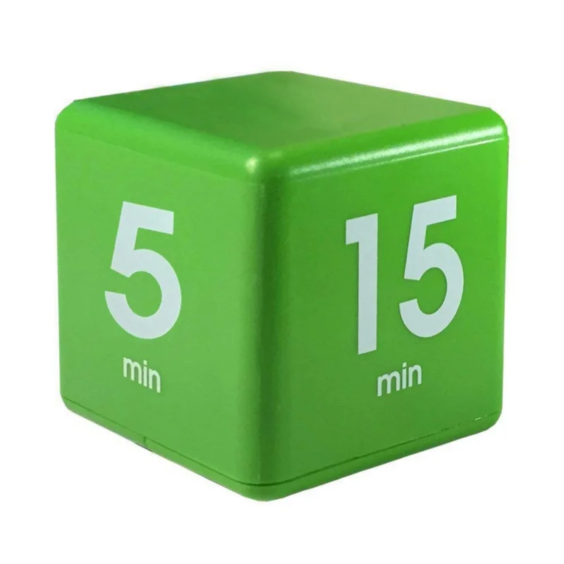 Candy color Cube кухонный таймер чудо таймер прямоугольный, 5, 15, 30 и 60 минут для управления временем таймер тренировки детей