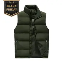 FALIZA, бренд, мужская зимняя куртка без рукавов и пальто, мужской теплый пуховый жилет, homme, зимние повседневные пальто размера плюс 5XL, MJ112