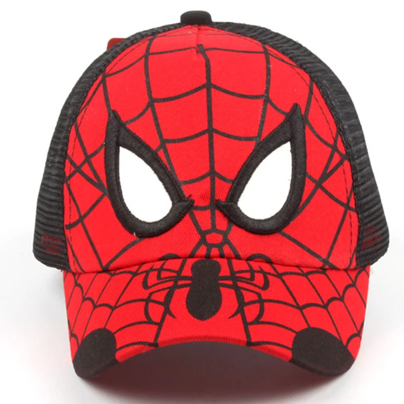 SPIDER-MAN детей ребенка бейсбольной кепки шляпы для мальчиков и девочек Человек-паук кепки мультфильм SPIDER-MAN хлопок дети хип-хоп шляпа Дети Мальчики Snapback