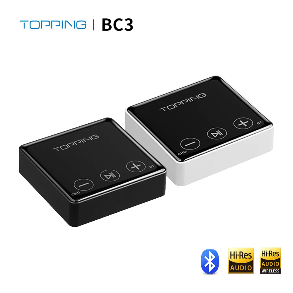 TOPPING BC3 Bluetooth LDAC receiver 24bit 96kHz SBC/AAC/APTX-HD CSR8675 ES9018Q2C headphone amplifier Line Out car AUX receiver