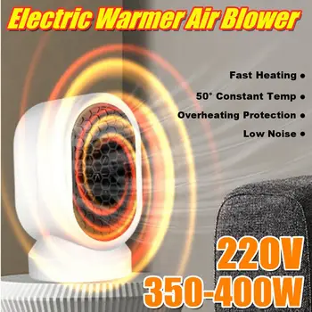 

350-400W Portable Mini Home Electric Heater Office Desktop Winter Heater Desktop Air Heater Warmer Mute Desktop Heater