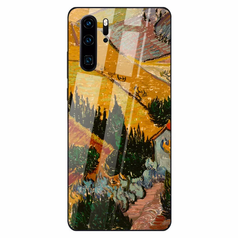 Модные чехлы с рисунком для huawei P30 P20 Lite для huawei mate 20 Lite P Smart Z Nova 3 Honor 9 10 Lite 8X чехлы с закаленным стеклом