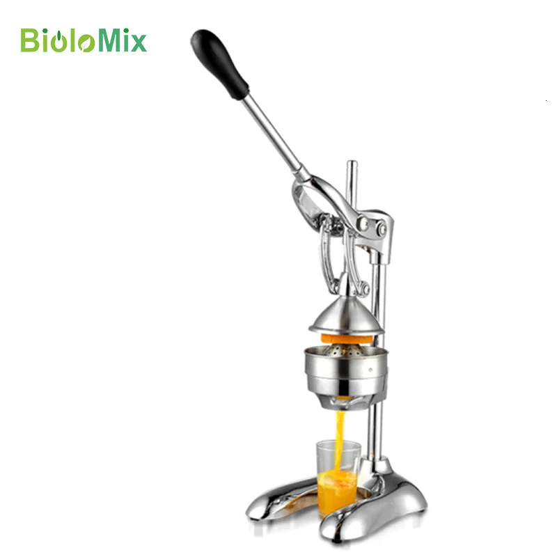 Stainless Steel manual hand press juicer squeezer citrus lemon orange  pomegranate fruit juice extractor commercial or household-1